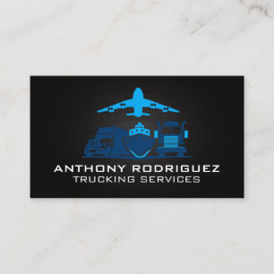 Transport Logistics Vehicles Business Card