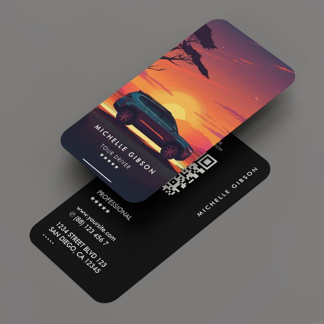 Transport Taxi Driver Tour Guide Minimal Calling Card (Transport Taxi Driver Tour Guide Minimal Calling Card
)