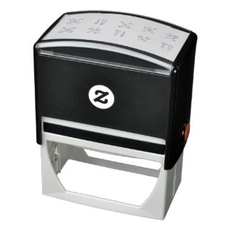 transportar repair tools sketch self-inking stamp