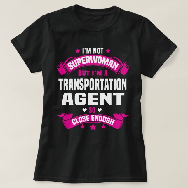 Transportation Agent T-Shirt (Design Front)