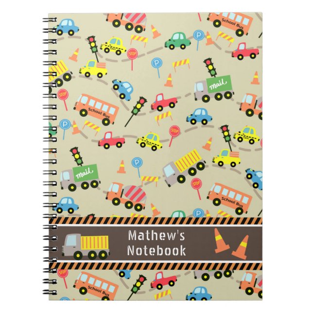 Transportation Brown.  Notebook (Front)