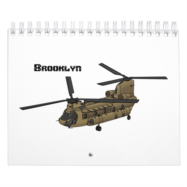 Transportation cartoon illustration calendar (Cover)