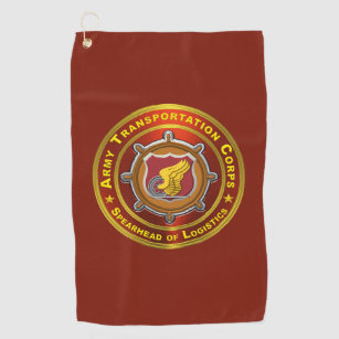 Transportation Corps Golf Towel