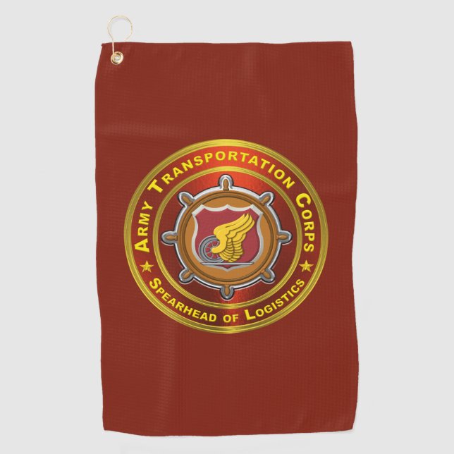 Transportation Corps Golf Towel (Front)