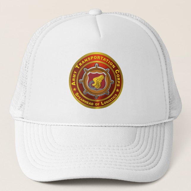 Transportation Corps Veteran Trucker Hat (Front)