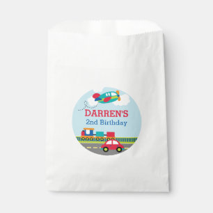 Transportation Favour Bags (Personalised)