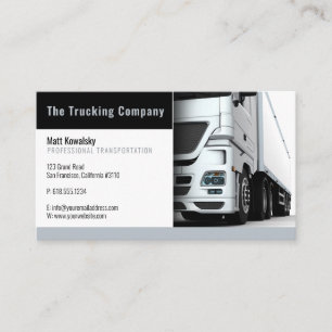Transportation & Logistic Truck Business Card