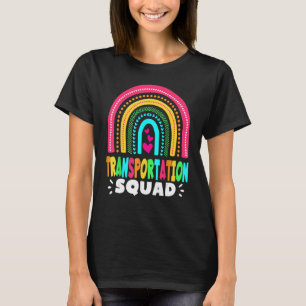 Transportation Squad Back To School Bus Driver Mon T-Shirt