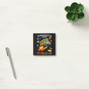Transportation Squad Funny School Bus Driver Post-it Notes