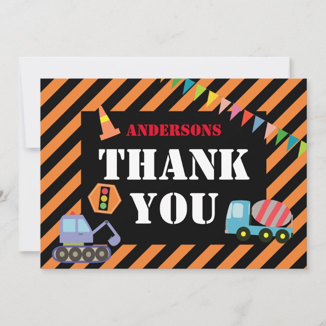 Transportation Thank You Card (Front)