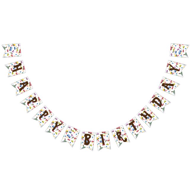 Transportation White Bunting (All)