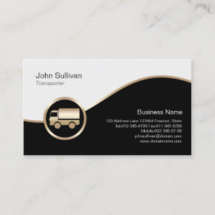 Transporter Business Card Truck TransportationIcon