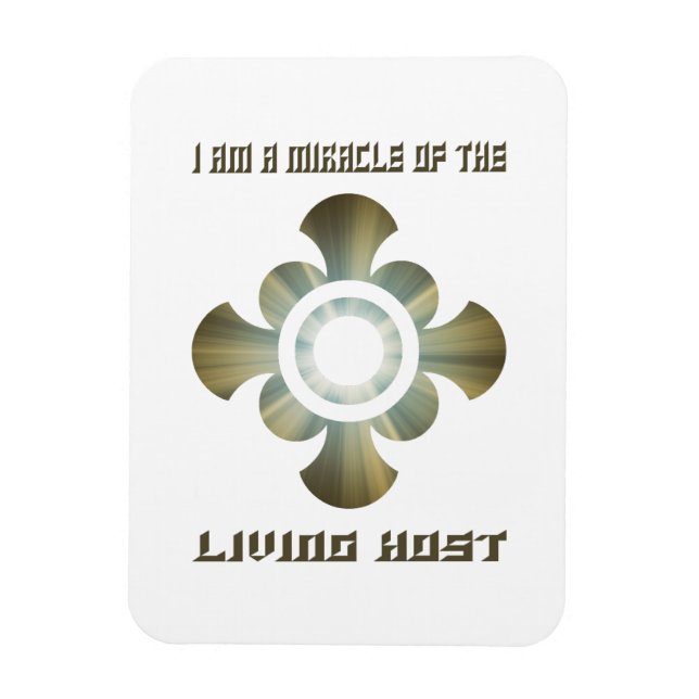 Transubstantiation in the Holy Eucharist Magnet (Vertical)