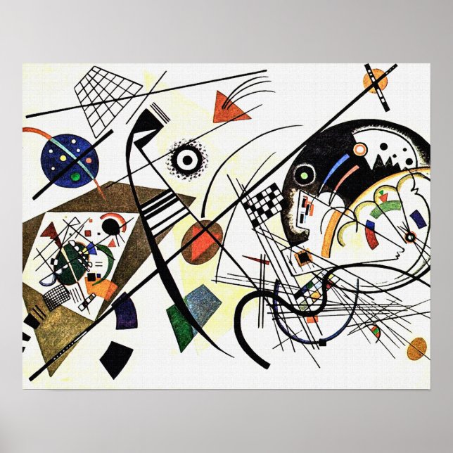 Transverse Line - Kandinsky Poster (Front)
