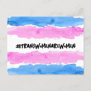 #TRANSWOMENAREWOMEN POSTCARD