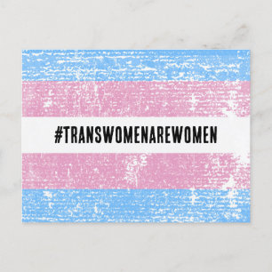 #TRANSWOMENAREWOMEN POSTCARD