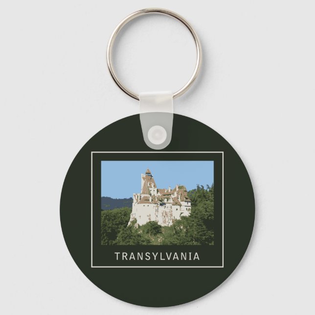Transylvania Bran Castle Key Ring (Front)