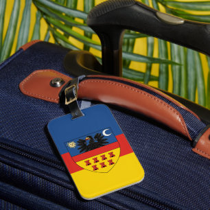 Transylvania flag luggage tag