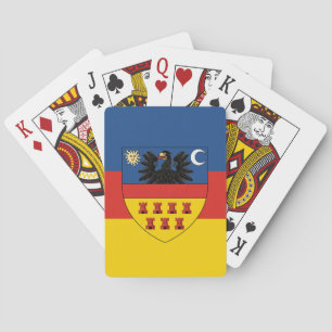 Transylvania flag playing cards