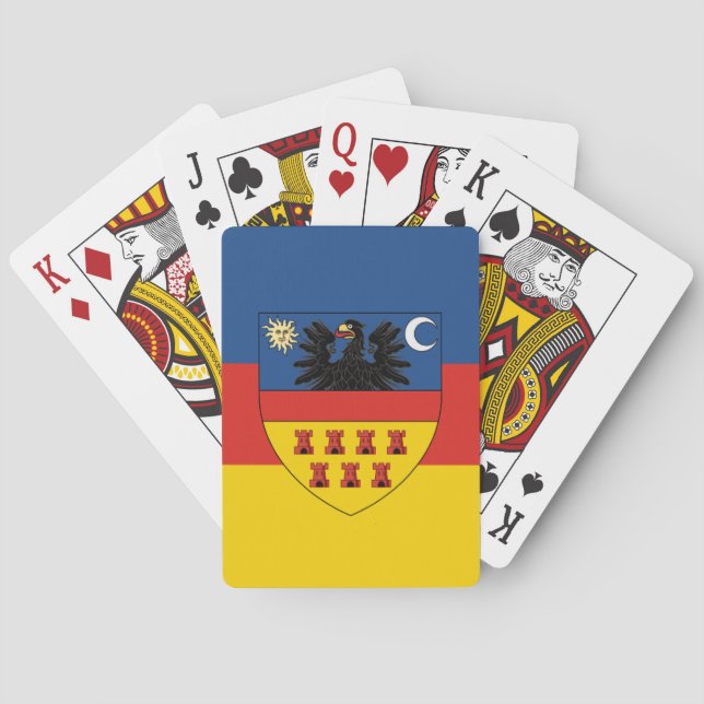 Transylvania flag playing cards (Back)