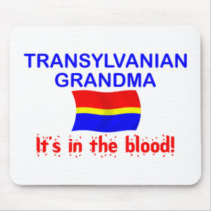 Transylvanian Grandma - Blood Mouse Pad