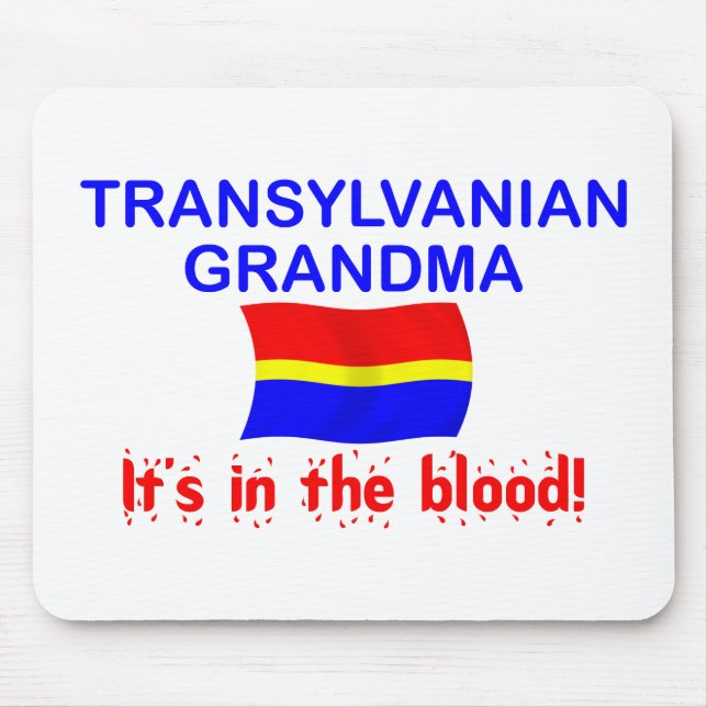 Transylvanian Grandma - Blood Mouse Pad (Front)