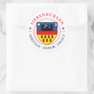Transylvanian Saxons Crest Classic Round Sticker