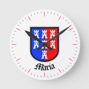 Transylvanian Siebenbürgen Round Clock