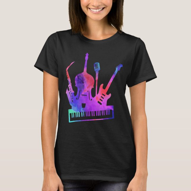 Trap Music Classical Music T-Shirt (Front)
