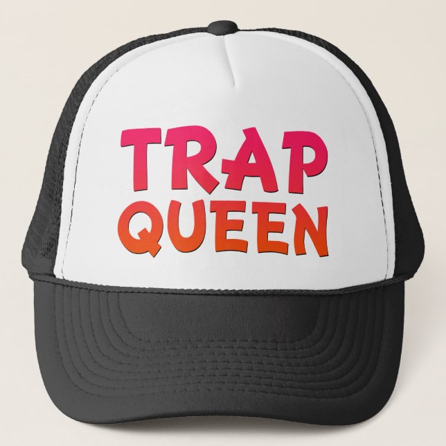Trap Queen funny women's hat (Front)