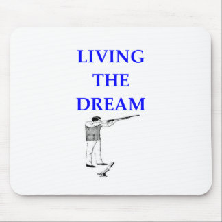 trap shooting mouse pad