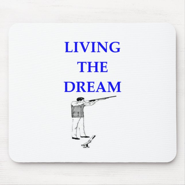 trap shooting mouse pad (Front)