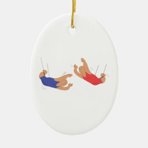 Trapexe Artists Ceramic Tree Decoration