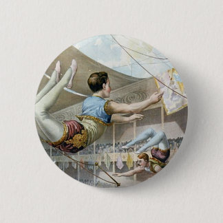 Trapeze Artists 6 Cm Round Badge