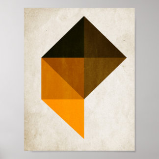 Trapezoid No. 9 - Kubistika by Boris Draschoff Poster