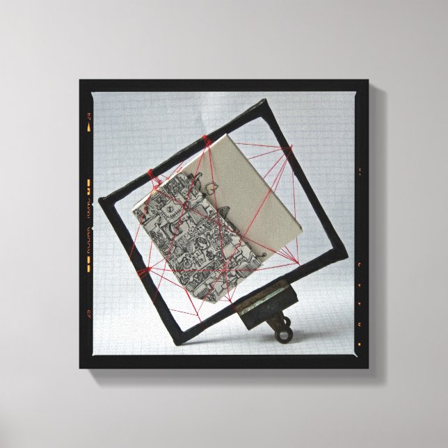 Trapped Artist's Book Photography Canvas Print (Front)