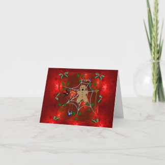 Trapped Gingerbread Holiday Card
