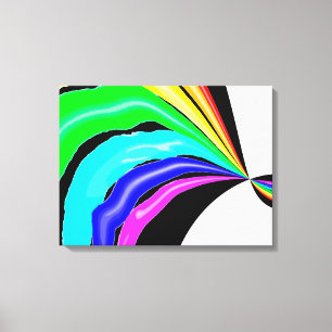 Trapped rainbow canvas print