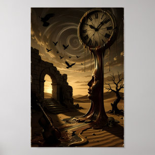 Trapped Timestopper Desert Dream Poster