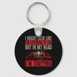 Trapping Trap Hunting Trapper 1 Key Ring