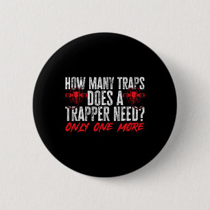 Trapping Trap Hunting Trapper 2 6 Cm Round Badge