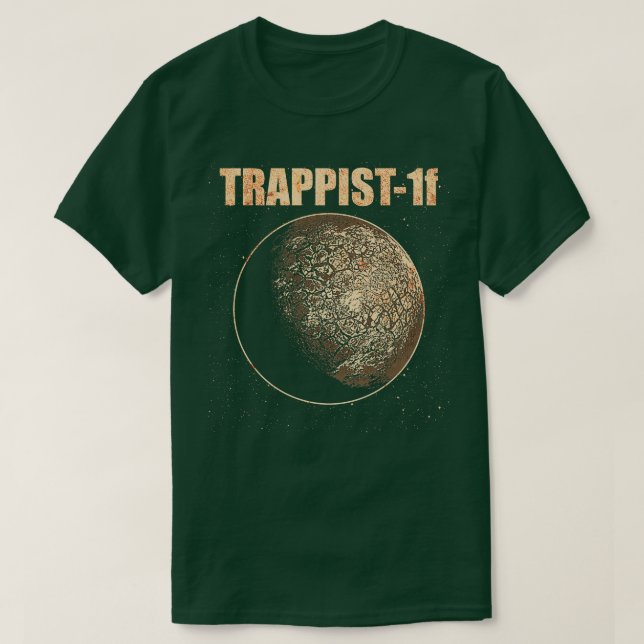 TRAPPIST1f Exoplanet Planet T-Shirt (Design Front)