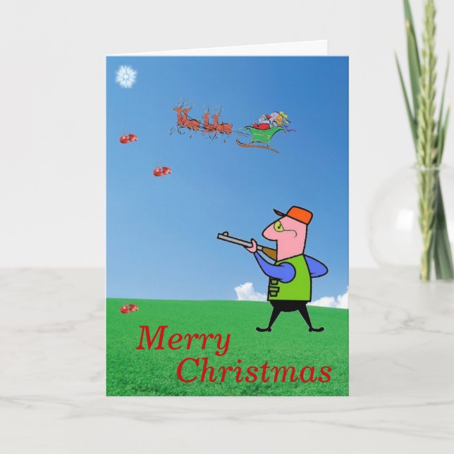 Trapshooter Christmas Card (Front)