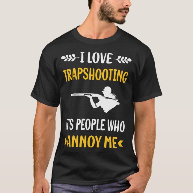 Trapshooting Trap Shooting Clay Target Shooting T-Shirt (Front)