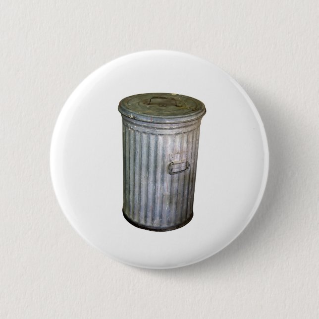 trash bin 6 cm round badge (Front)