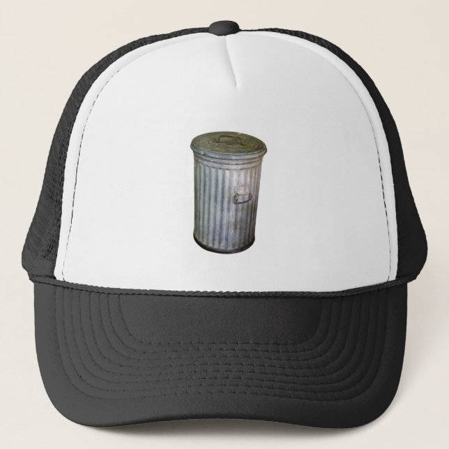 trash bin trucker hat (Front)