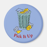 Trash Can  Icon Magnet