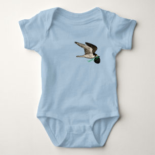 Trash Falcons Muffin 1sie- Baby Blue Baby Bodysuit