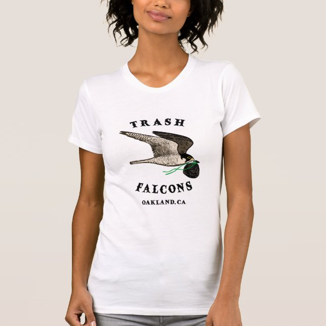 Trash Falcons Official Tee Shirt - White (Front)