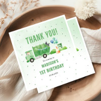 Trash Garbage Truck 1st Birthday Party 